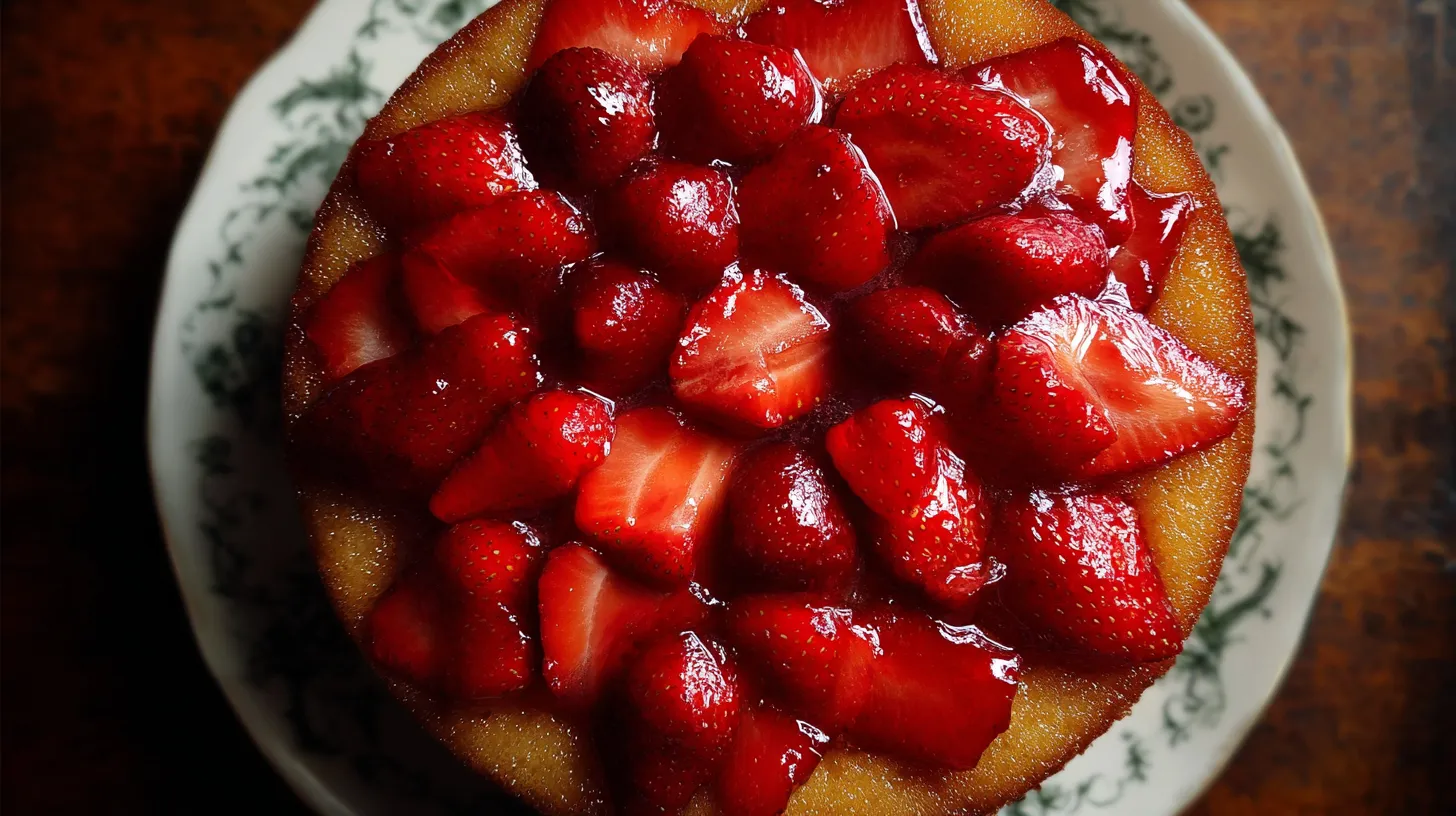 Strawberry Upside Down Cake