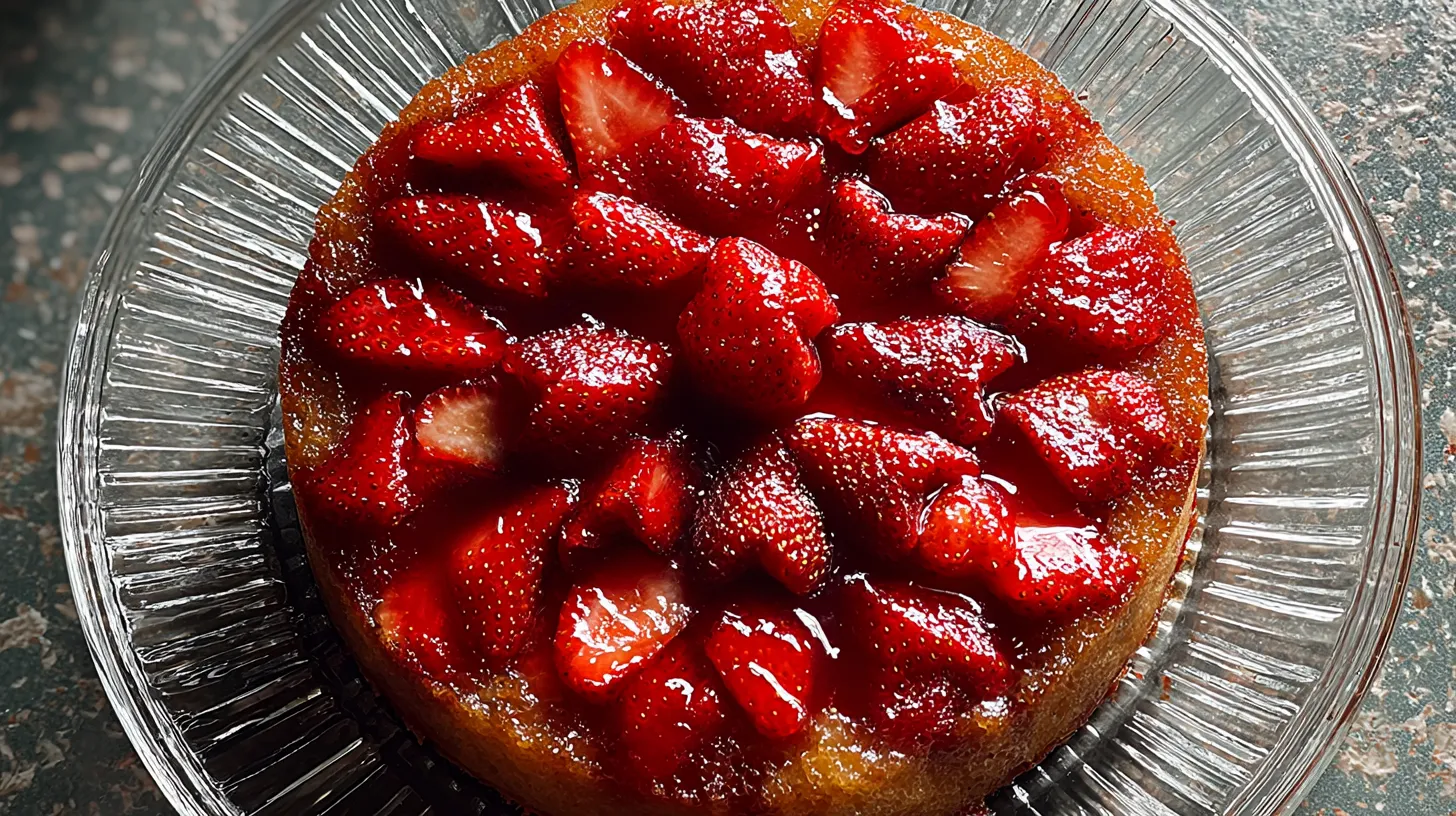 Strawberry Upside Down Cake