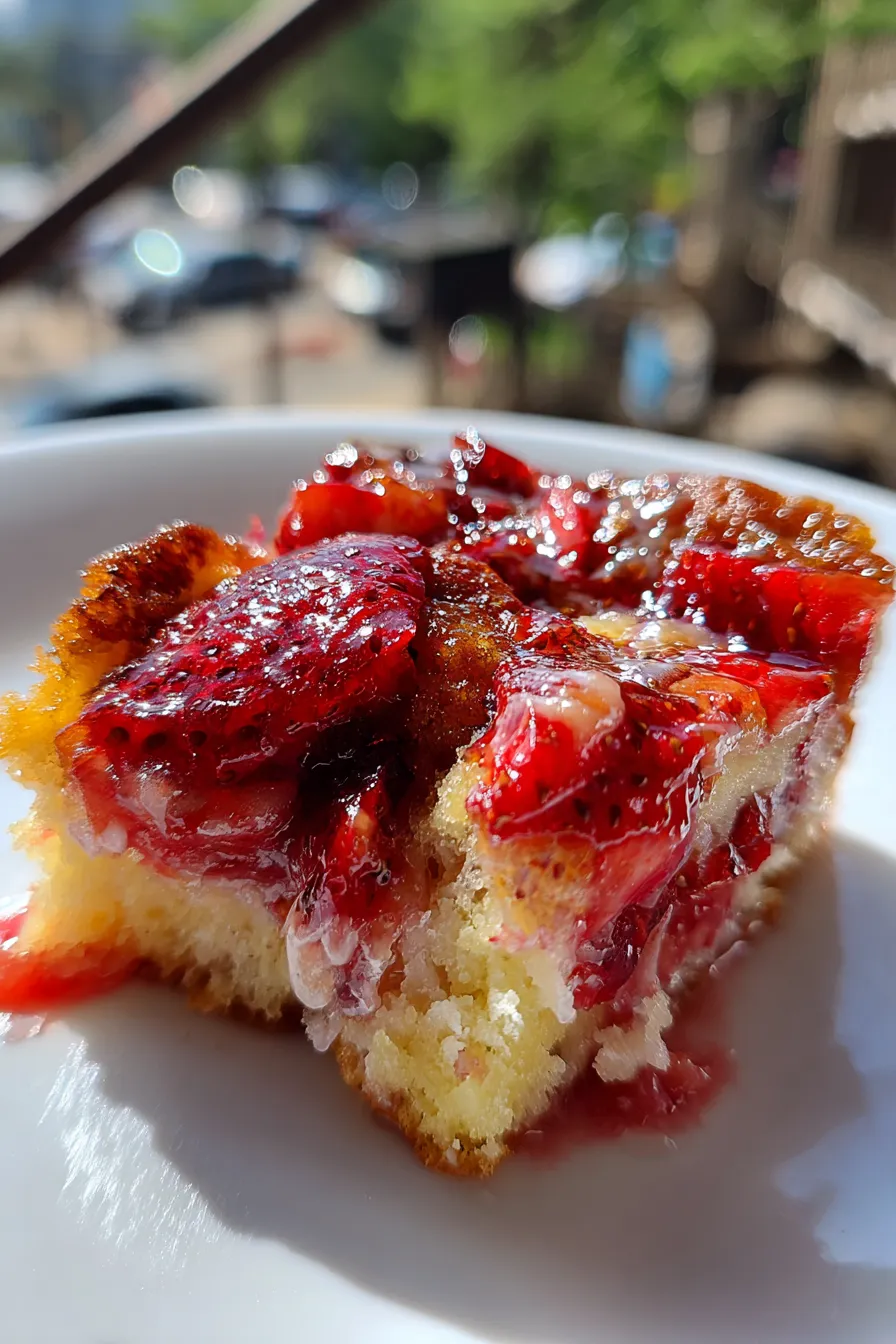 Strawberry Upside Down Cake
