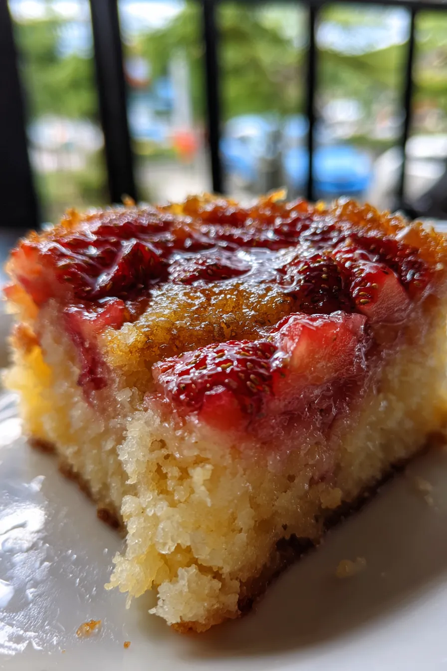 Strawberry Upside Down Cake