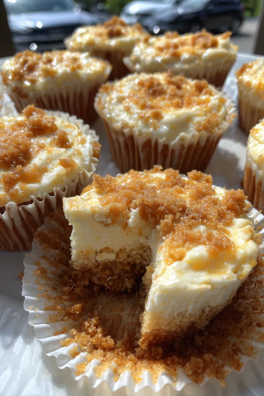 Vanilla Cheesecake Cupcakes