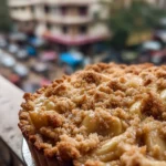 apple crumble birthday cake