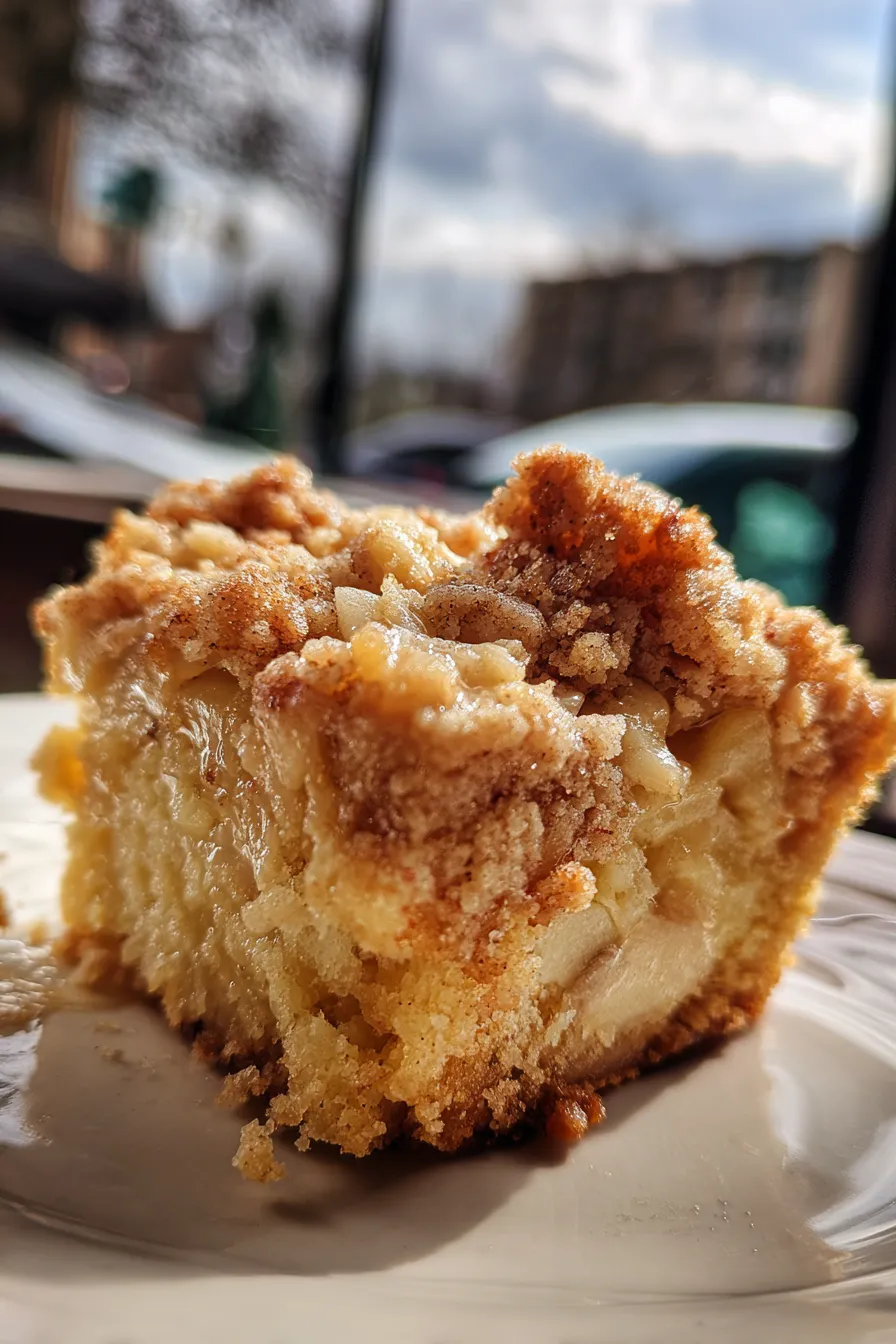 apple crumble coffee cake