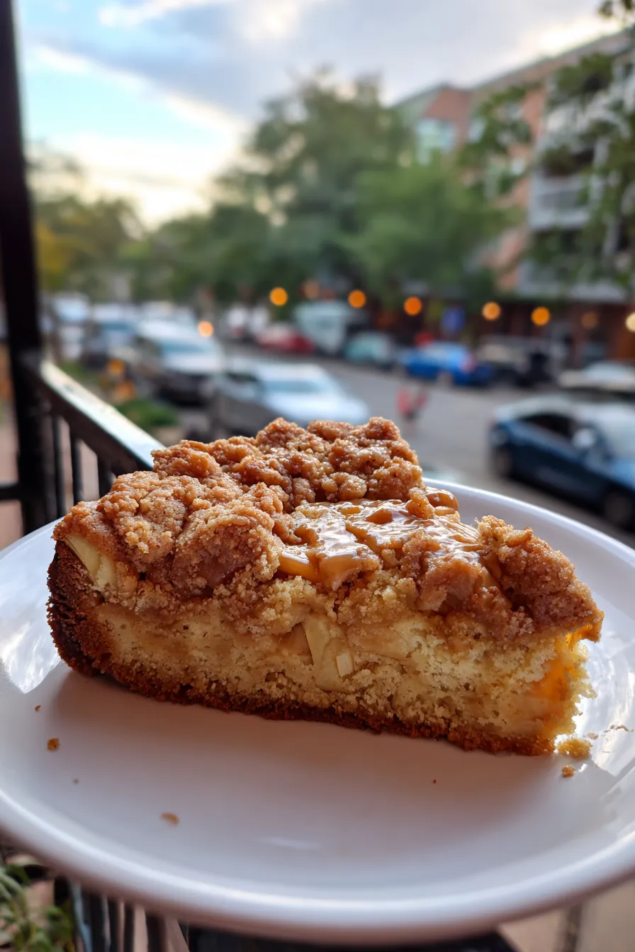 apple crumble coffee cake