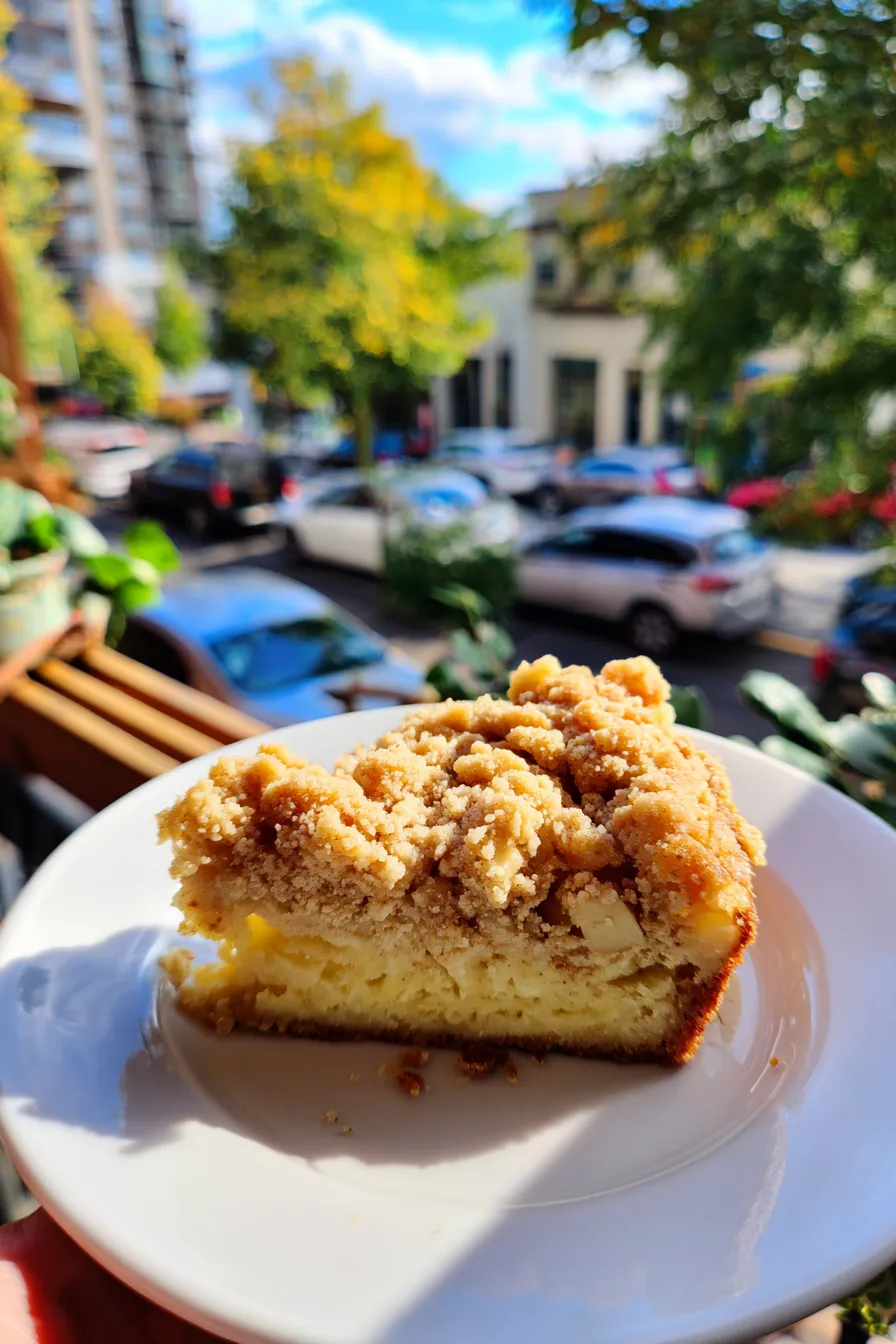 apple crumble coffee cake