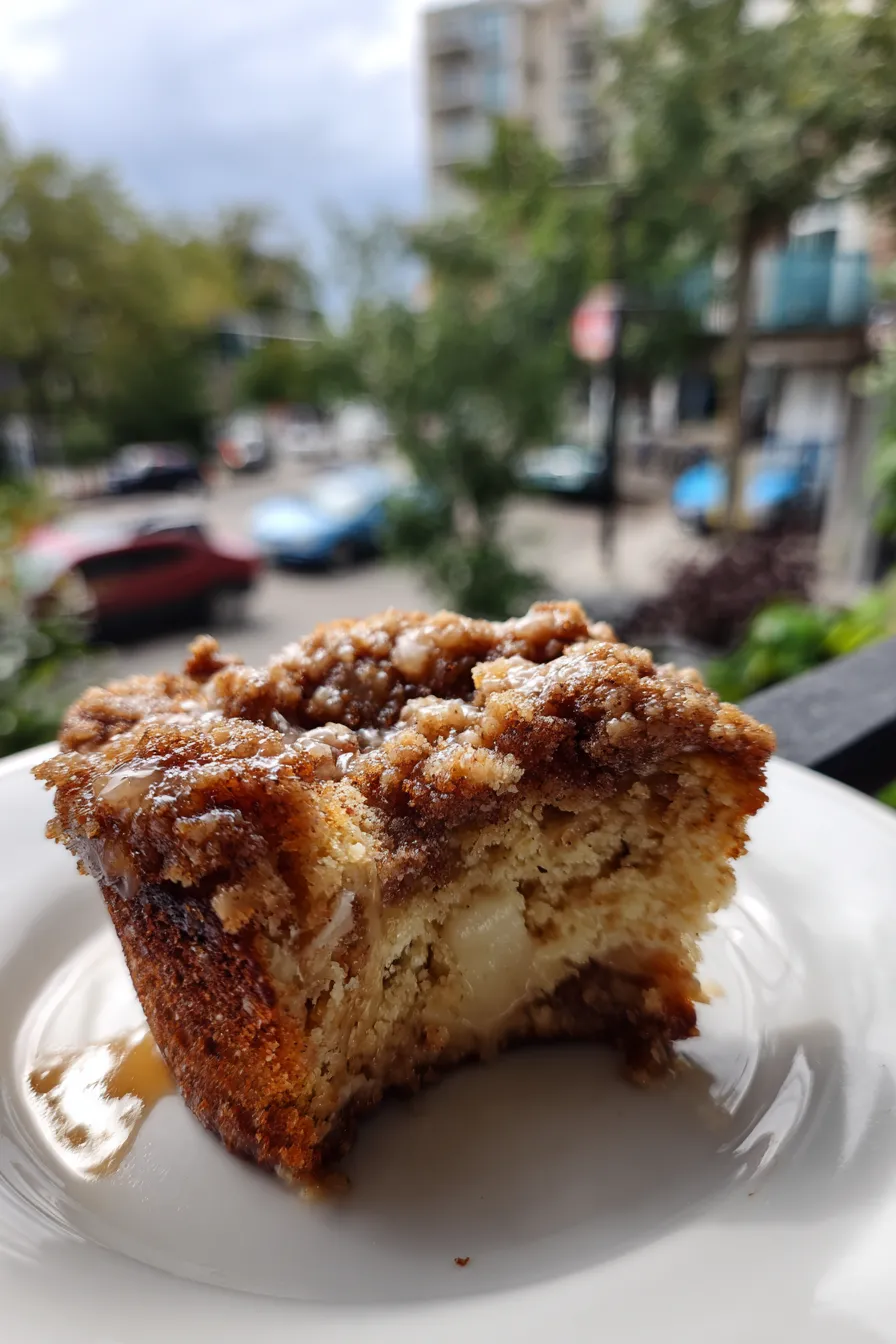 apple crumble coffee cake