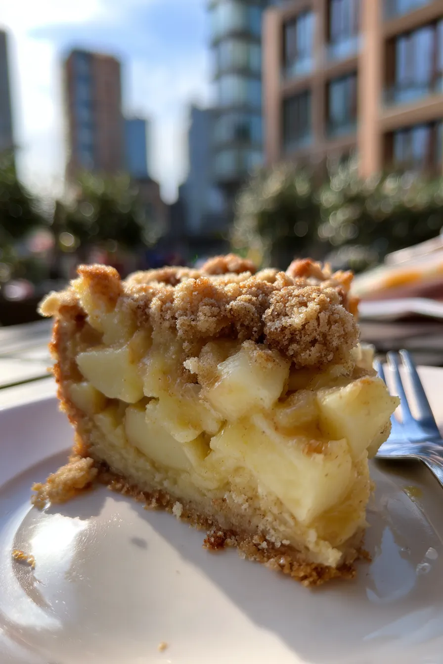 Apple Crumble and Custard Cake Recipe 3 apple crumble and custard cake