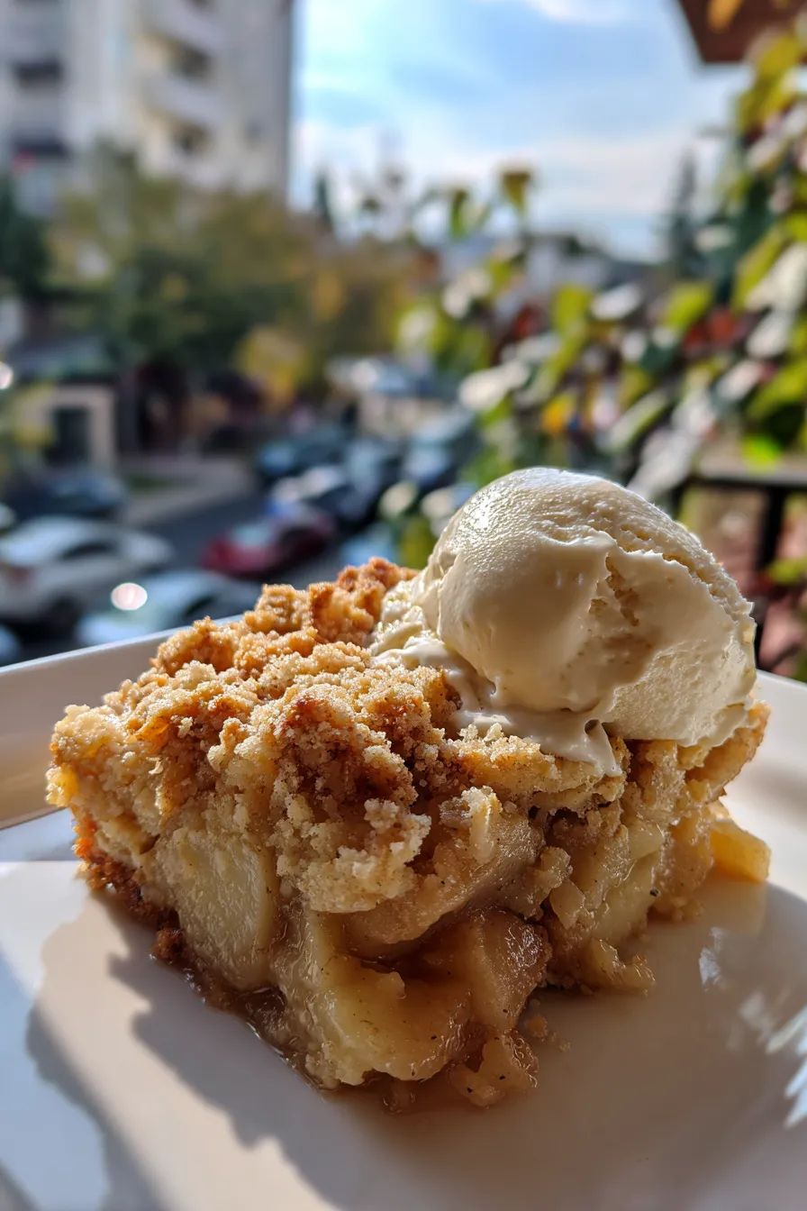 apple crumble dump cake