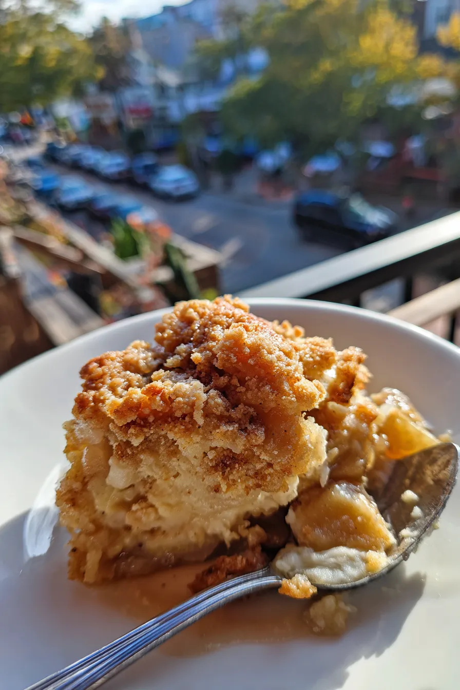 apple crumble dump cake