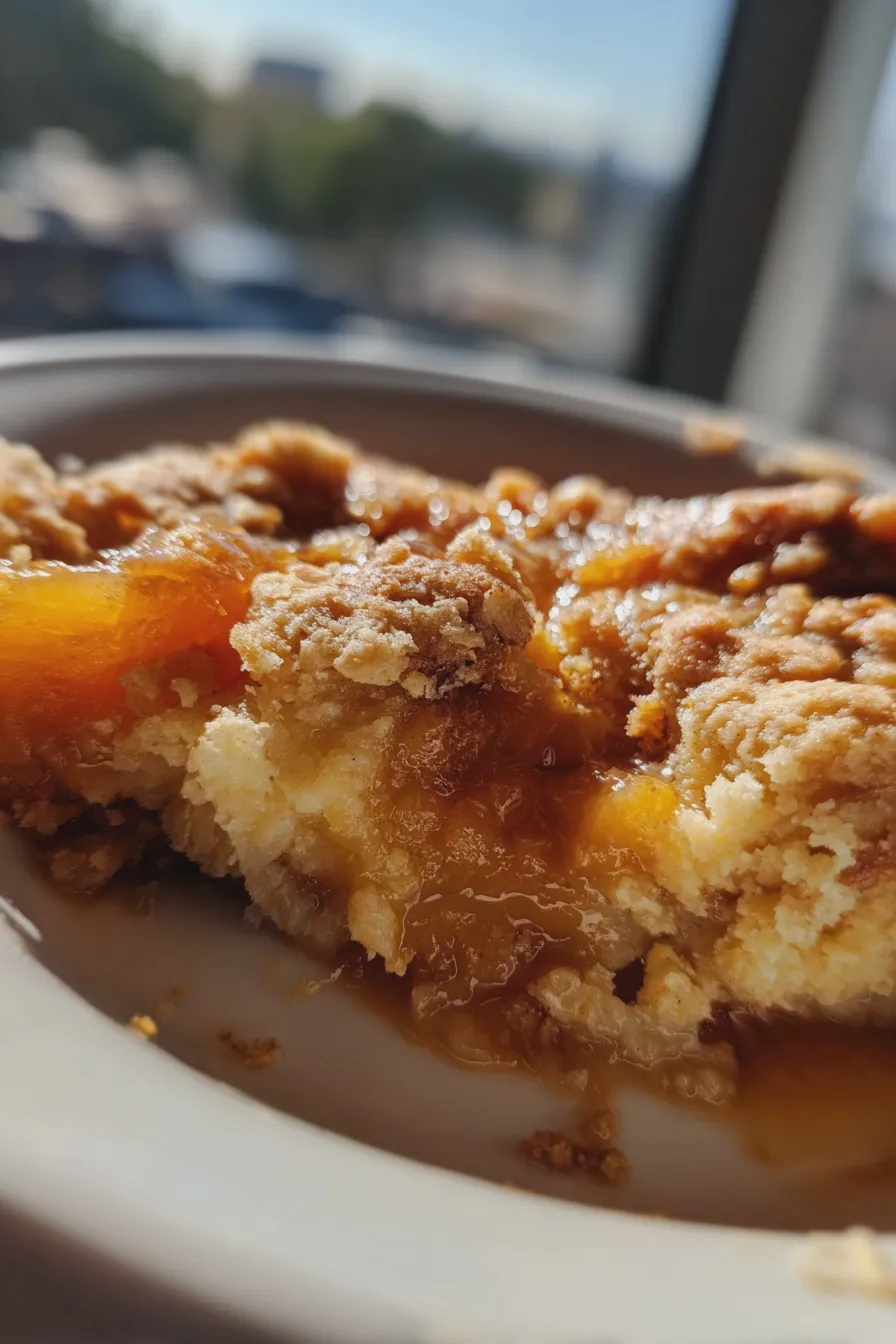 apricot cobbler