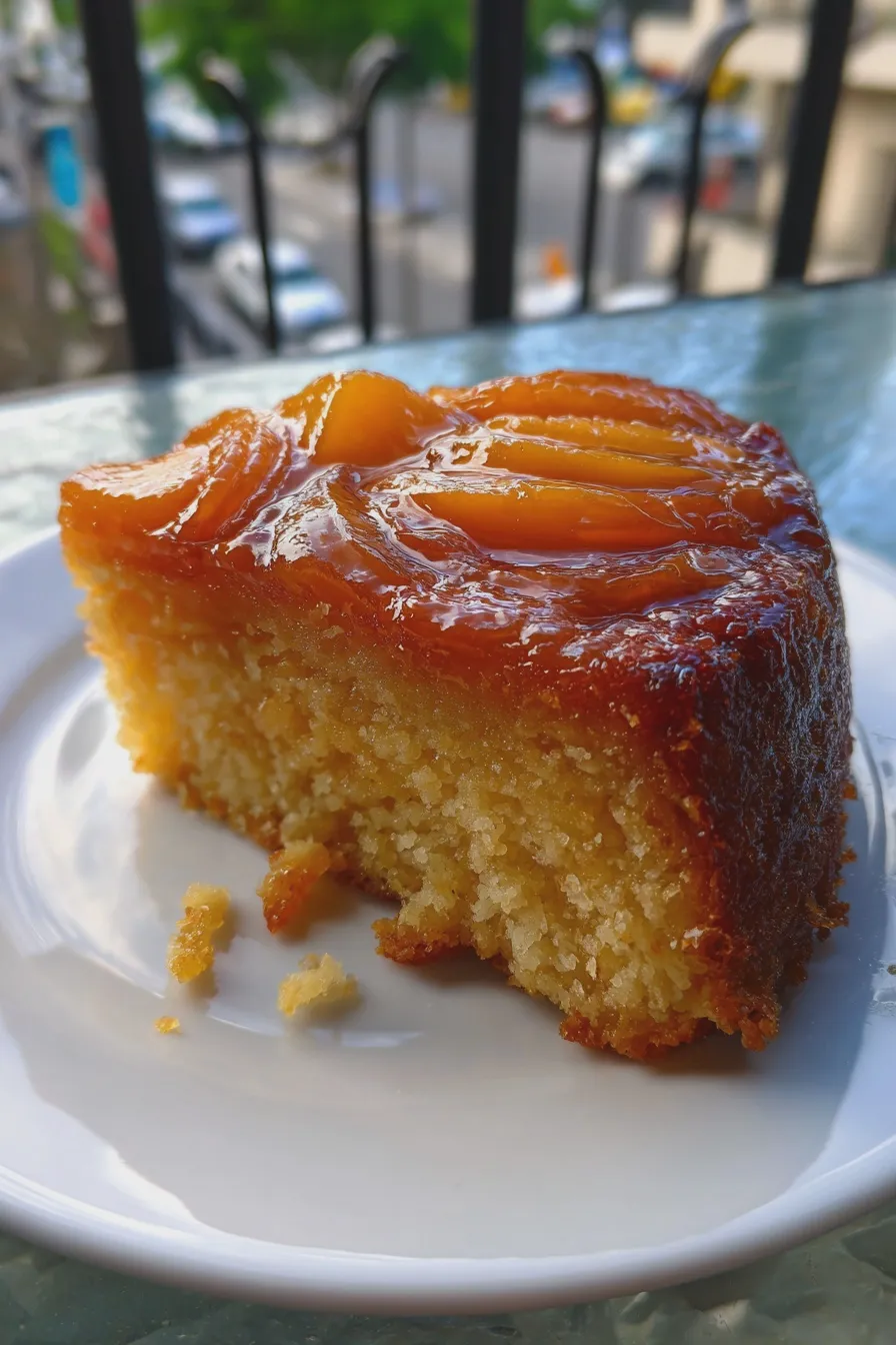 apricot upside down cake