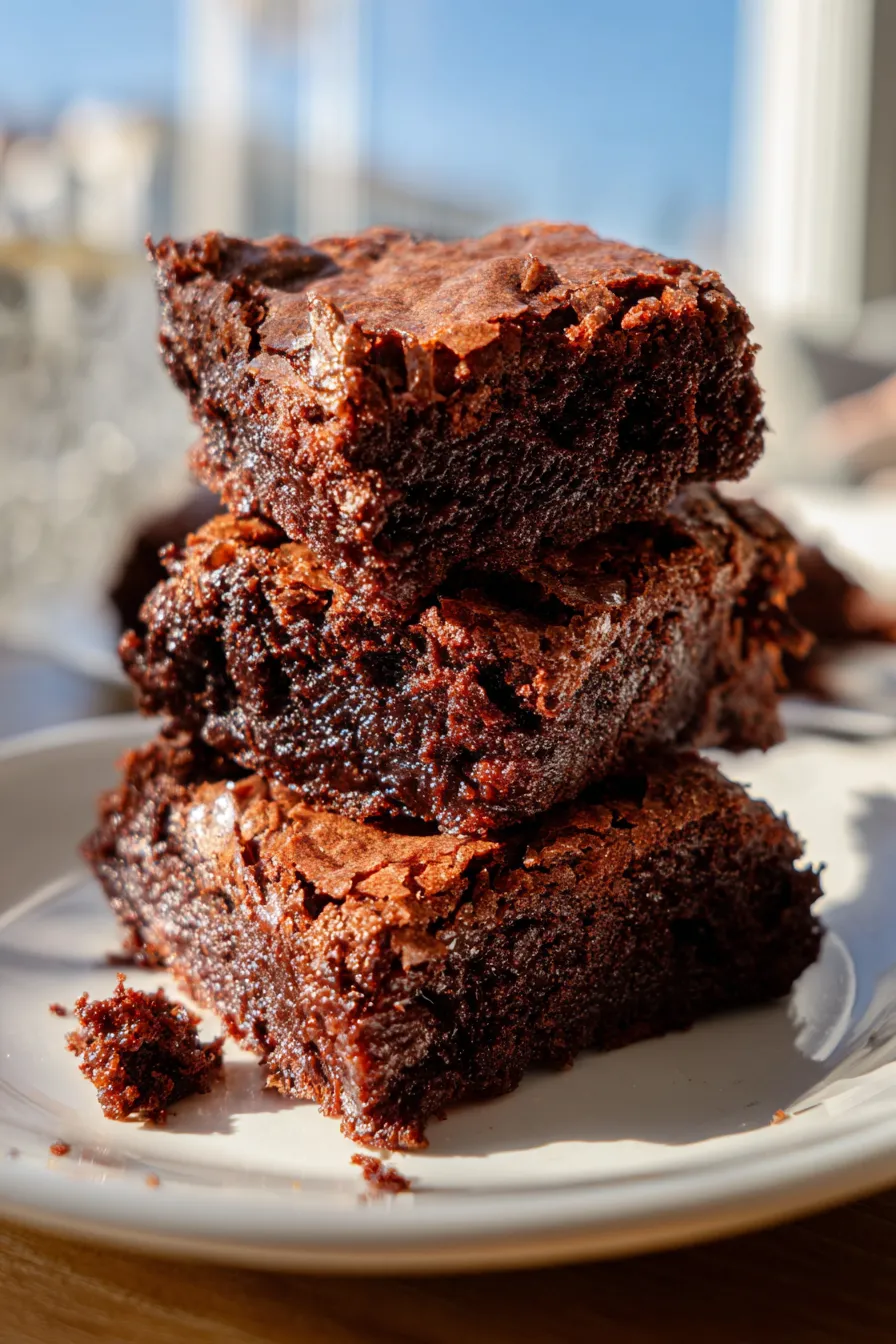 banana greek yogurt brownies