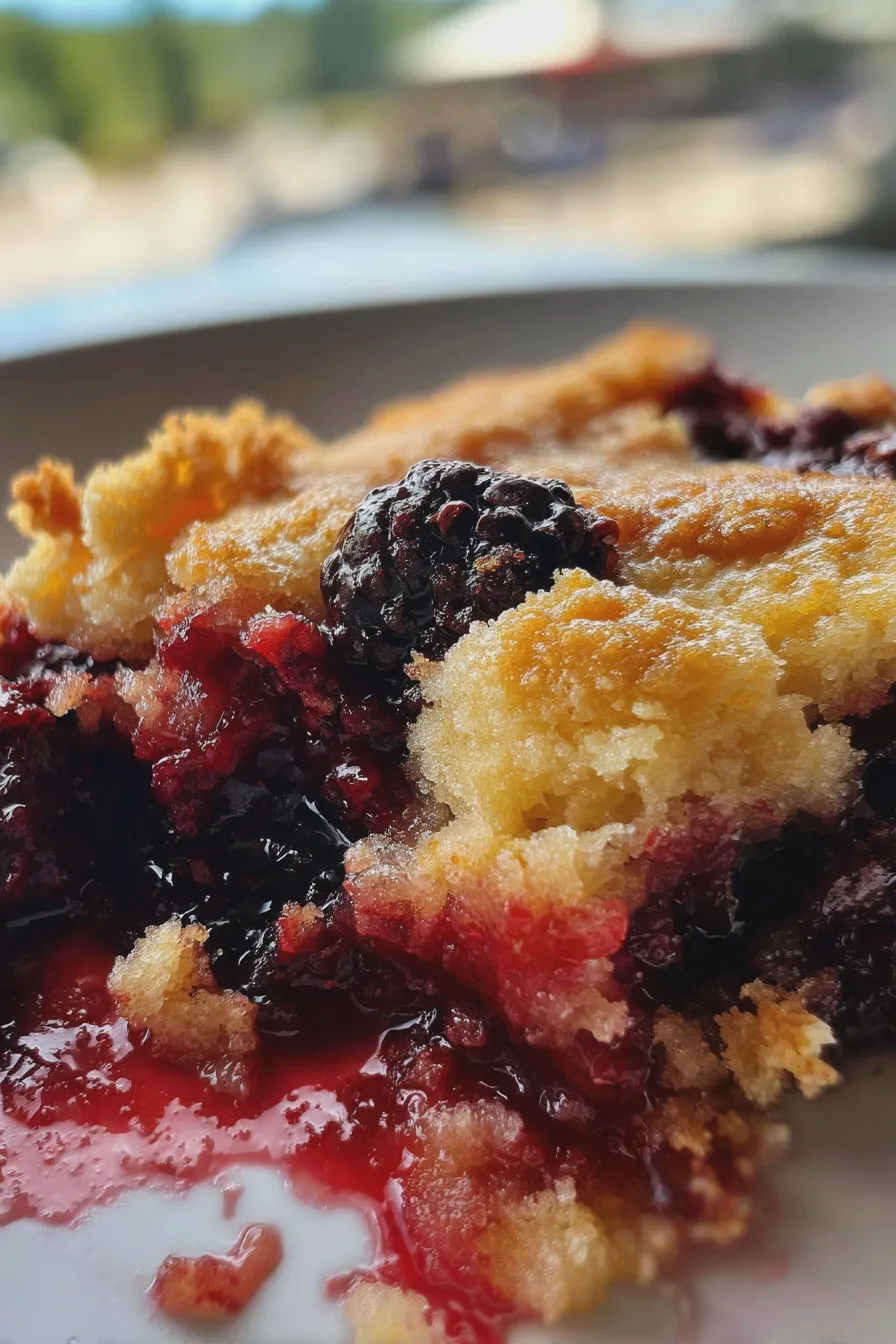 blackberry cobbler