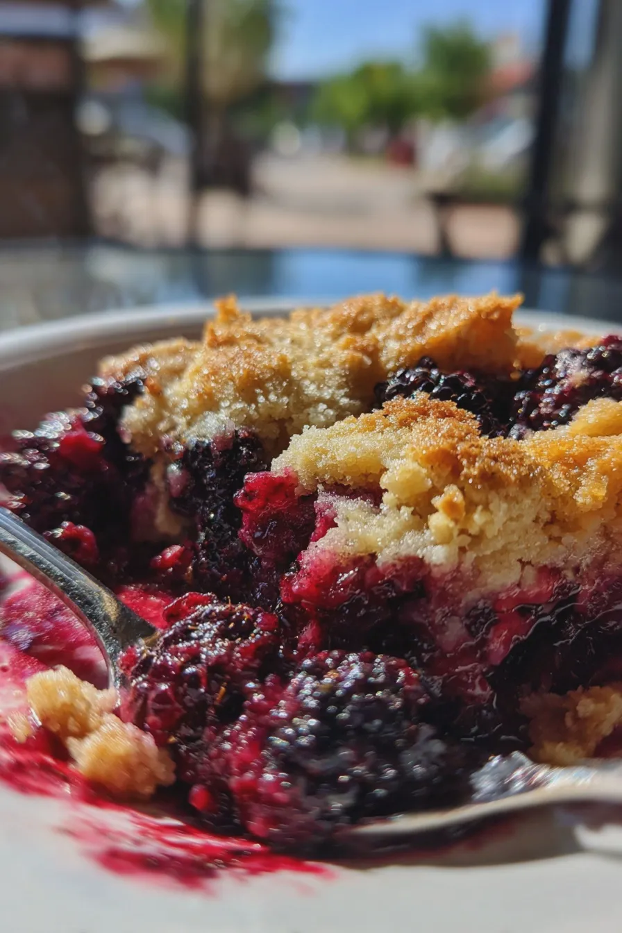 blackberry cobbler