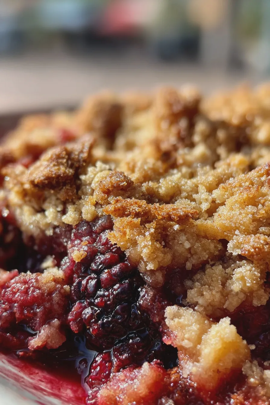 blackberry crisp