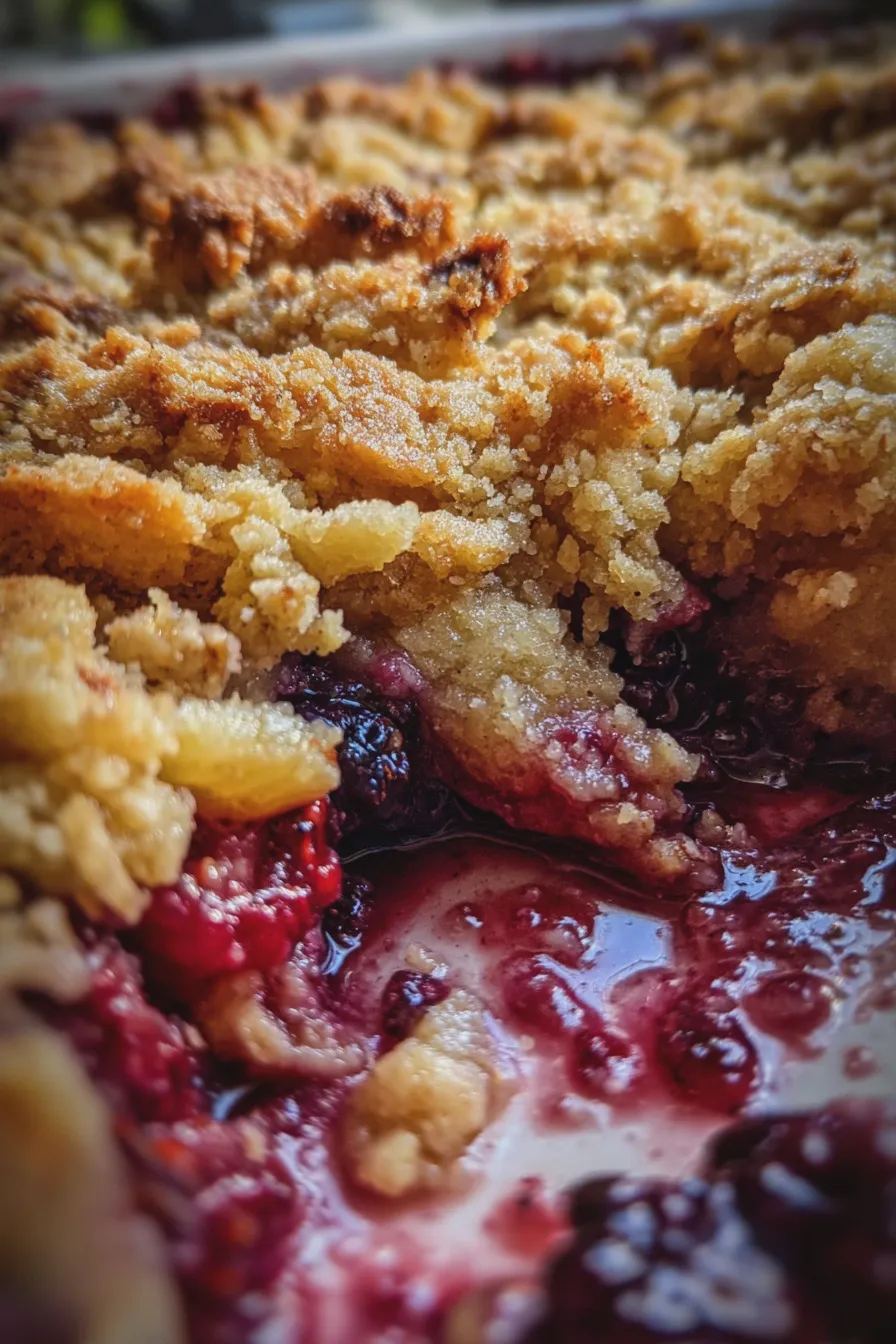 blackberry crisp