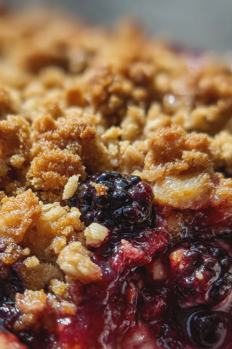 blackberry crisp