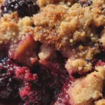 blackberry crumble