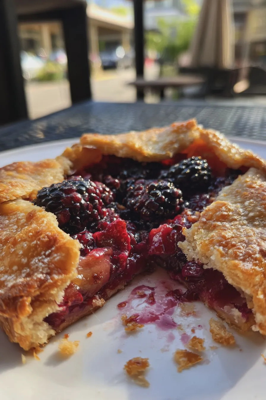 blackberry galette Recipe 1 blackberry galette