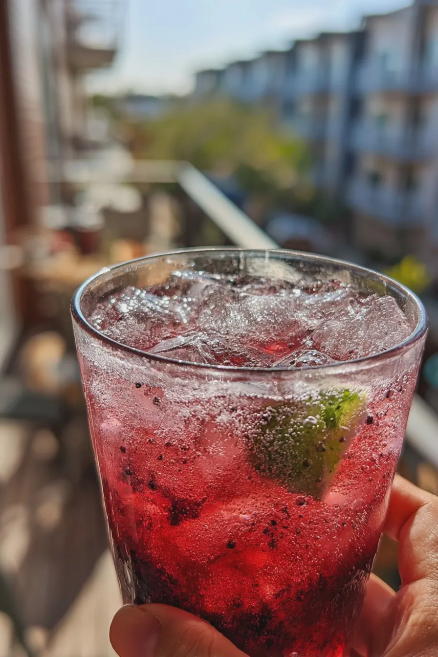blackberry mojito mocktail