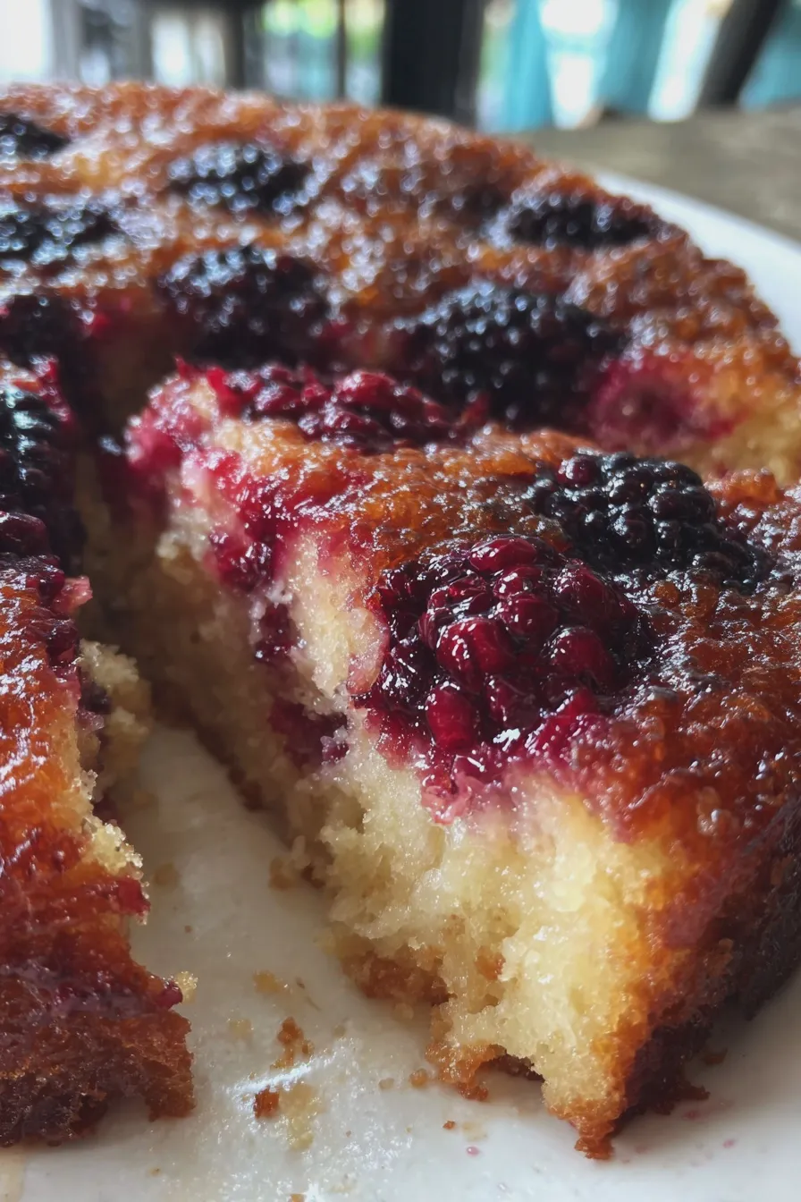 blackberry upside down cake Recipe 3 blackberry upside down cake