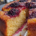 blackberry upside down cake