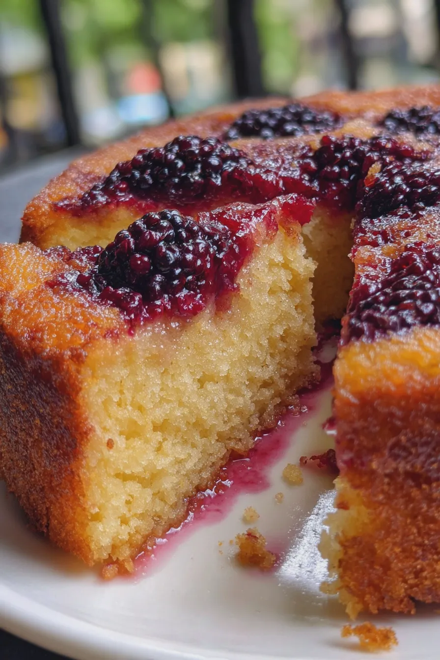 blackberry upside down cake Recipe 1 blackberry upside down cake