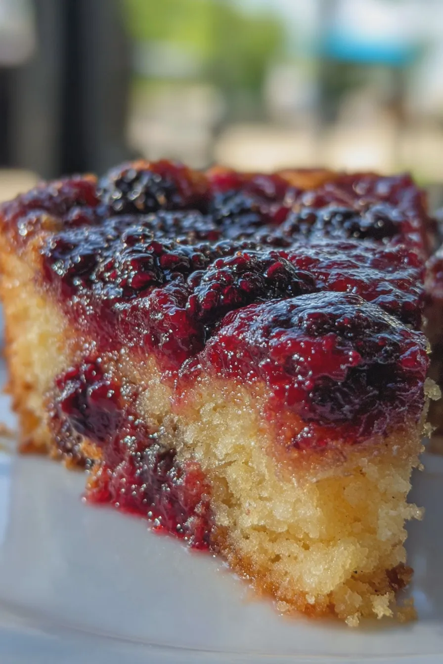 blackberry upside down cake Recipe 4 blackberry upside down cake