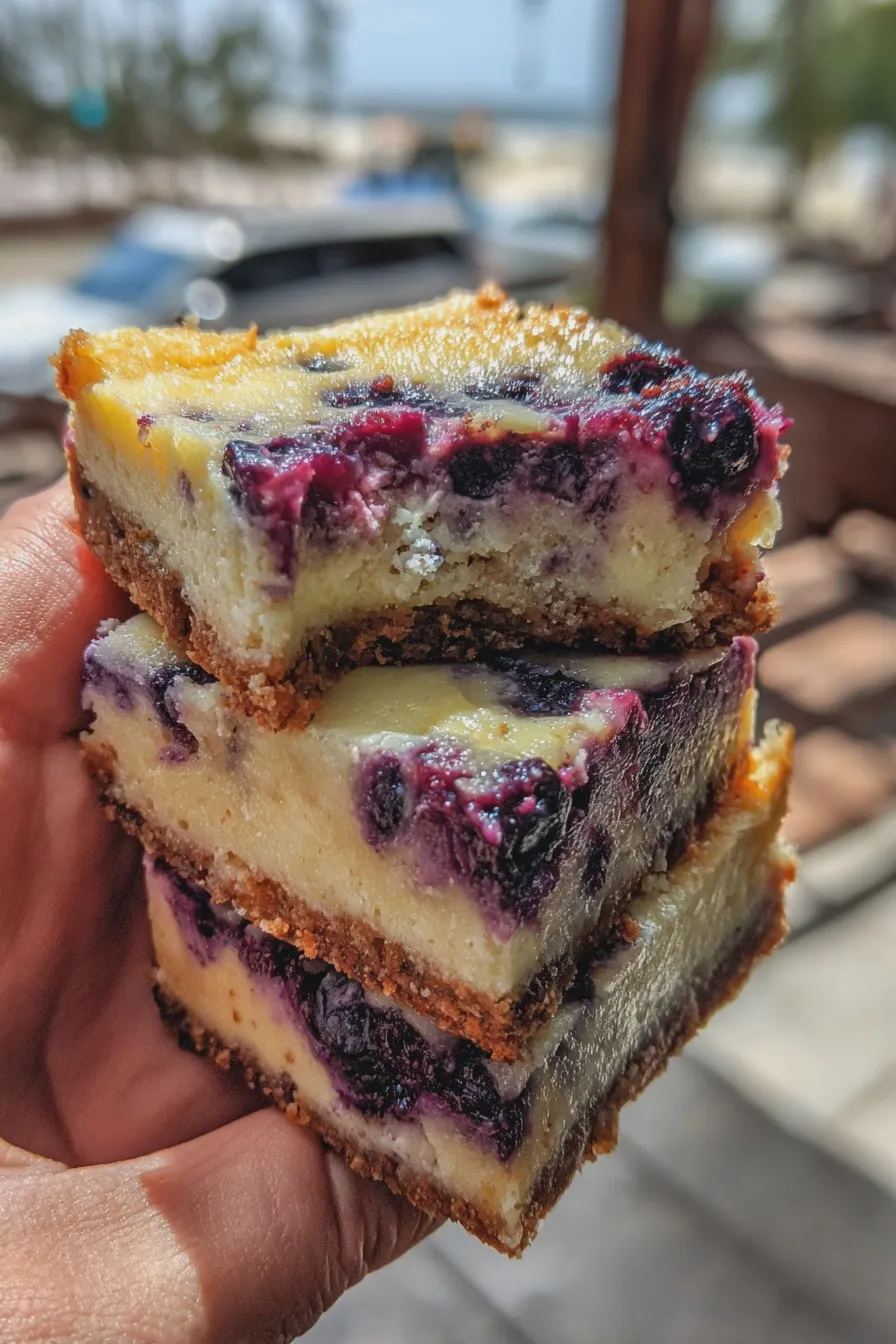 blueberry cheesecake bars