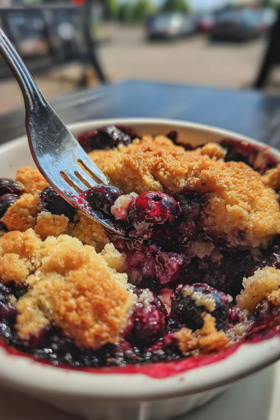 blueberry cobbler