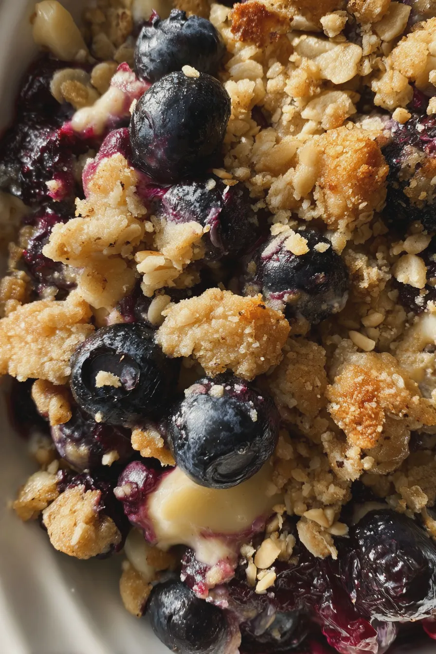 blueberry crisp