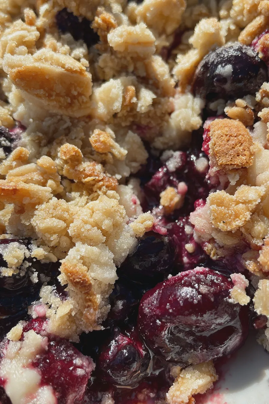 blueberry crisp