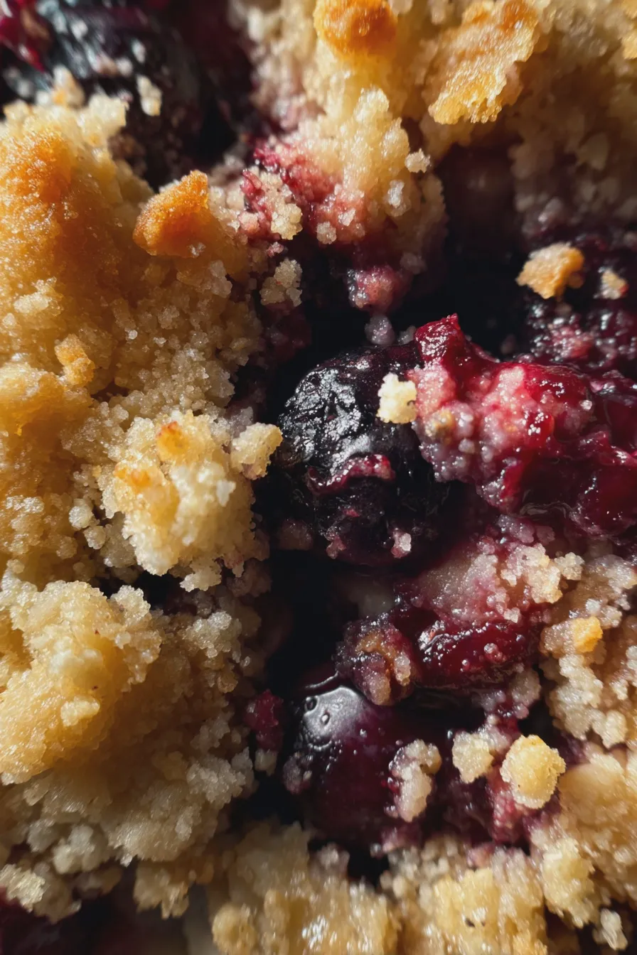 blueberry crisp