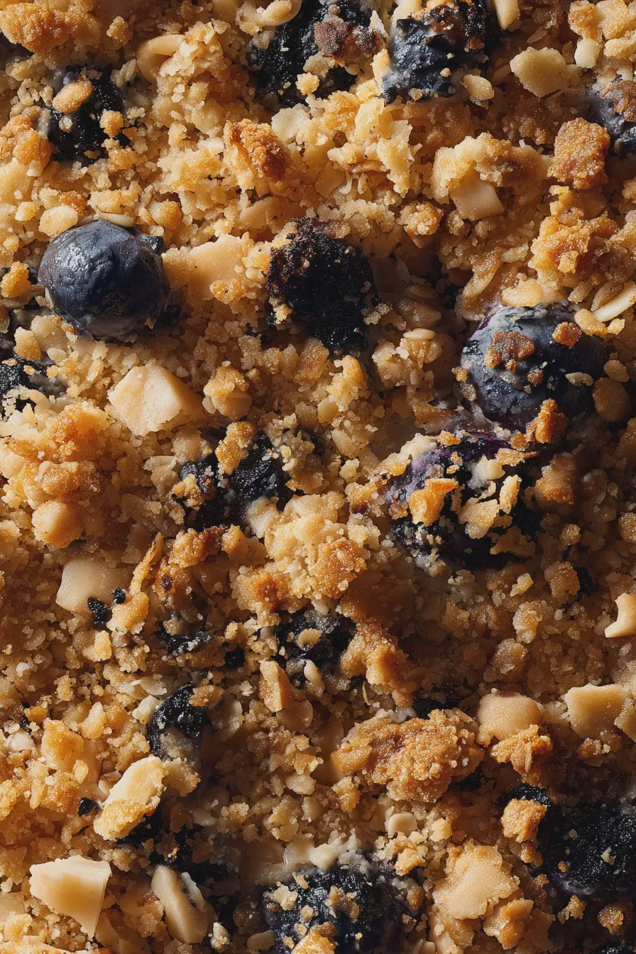 blueberry crumble