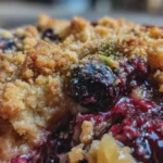 blueberry crumble
