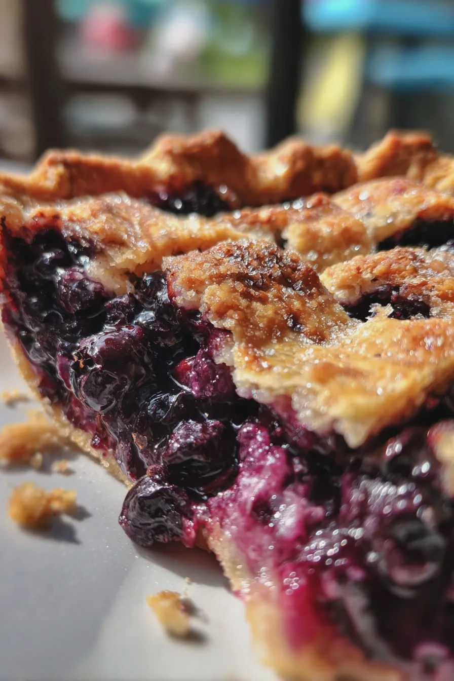 blueberry pie
