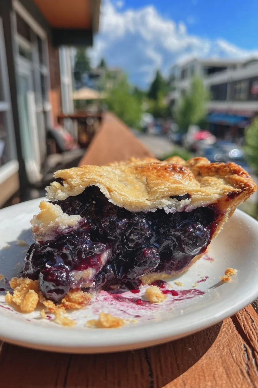 blueberry pie