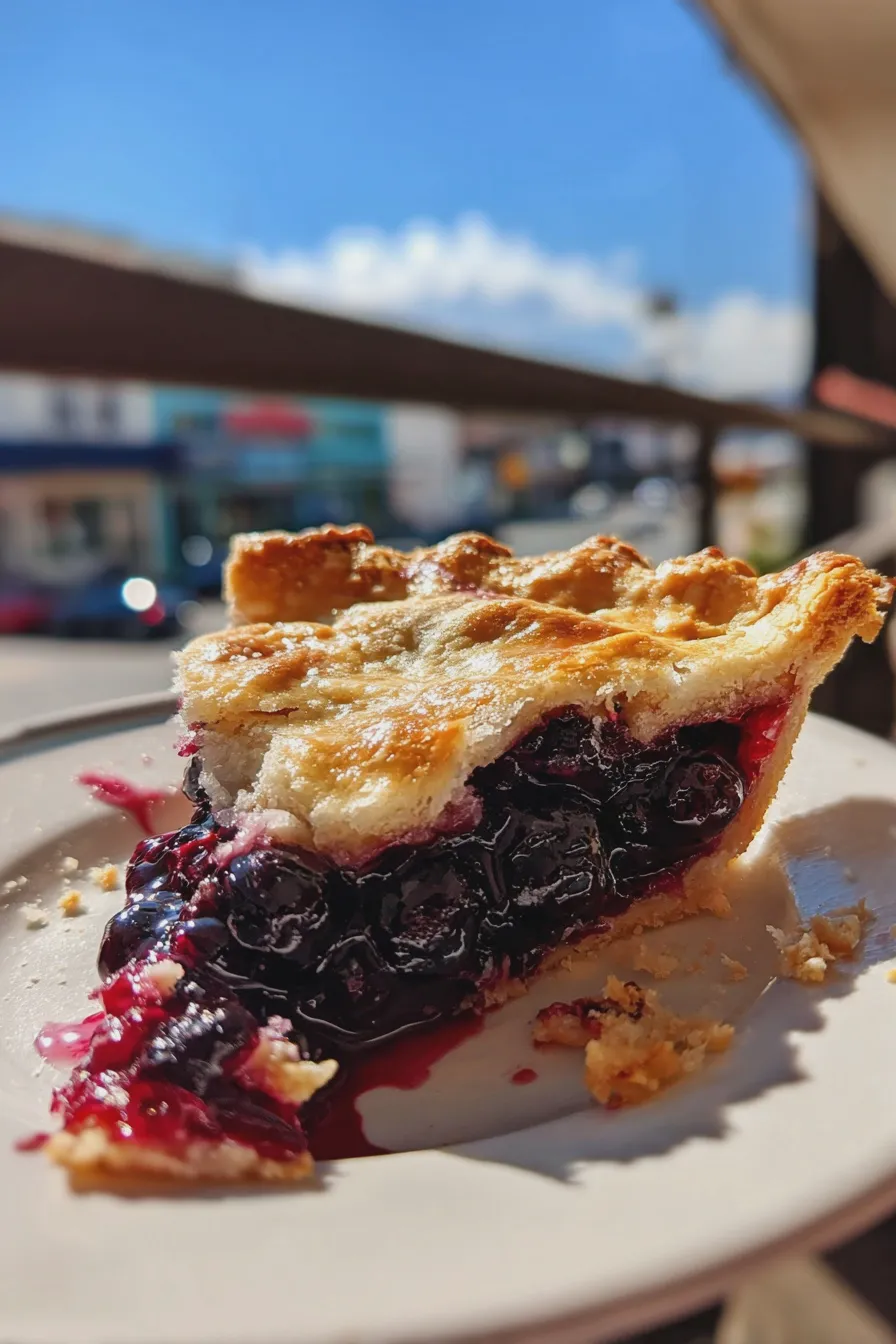 blueberry pie