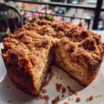 brown butter apple crumble cake