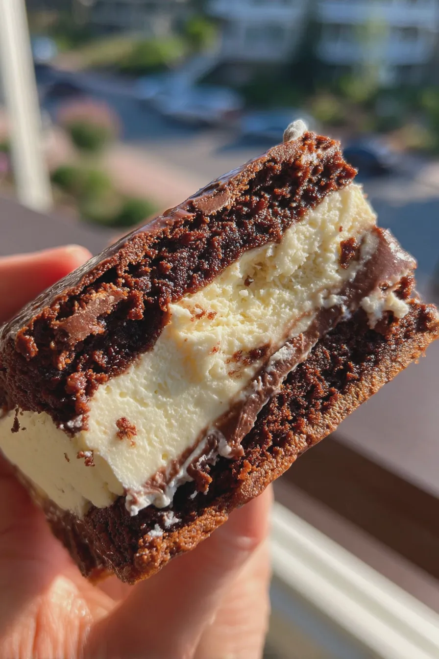 brownie ice cream sandwich
