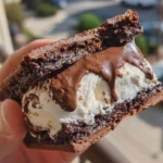 brownie ice cream sandwich