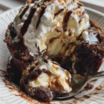 brownie sundae