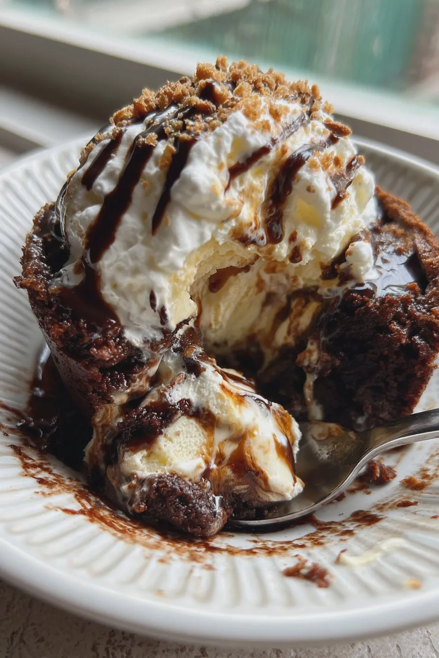 brownie sundae