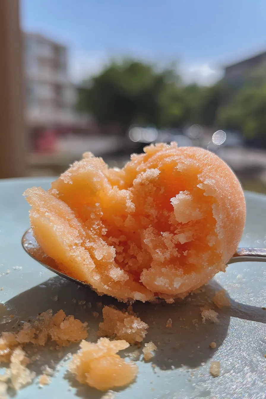 cantaloupe sorbet Recipe