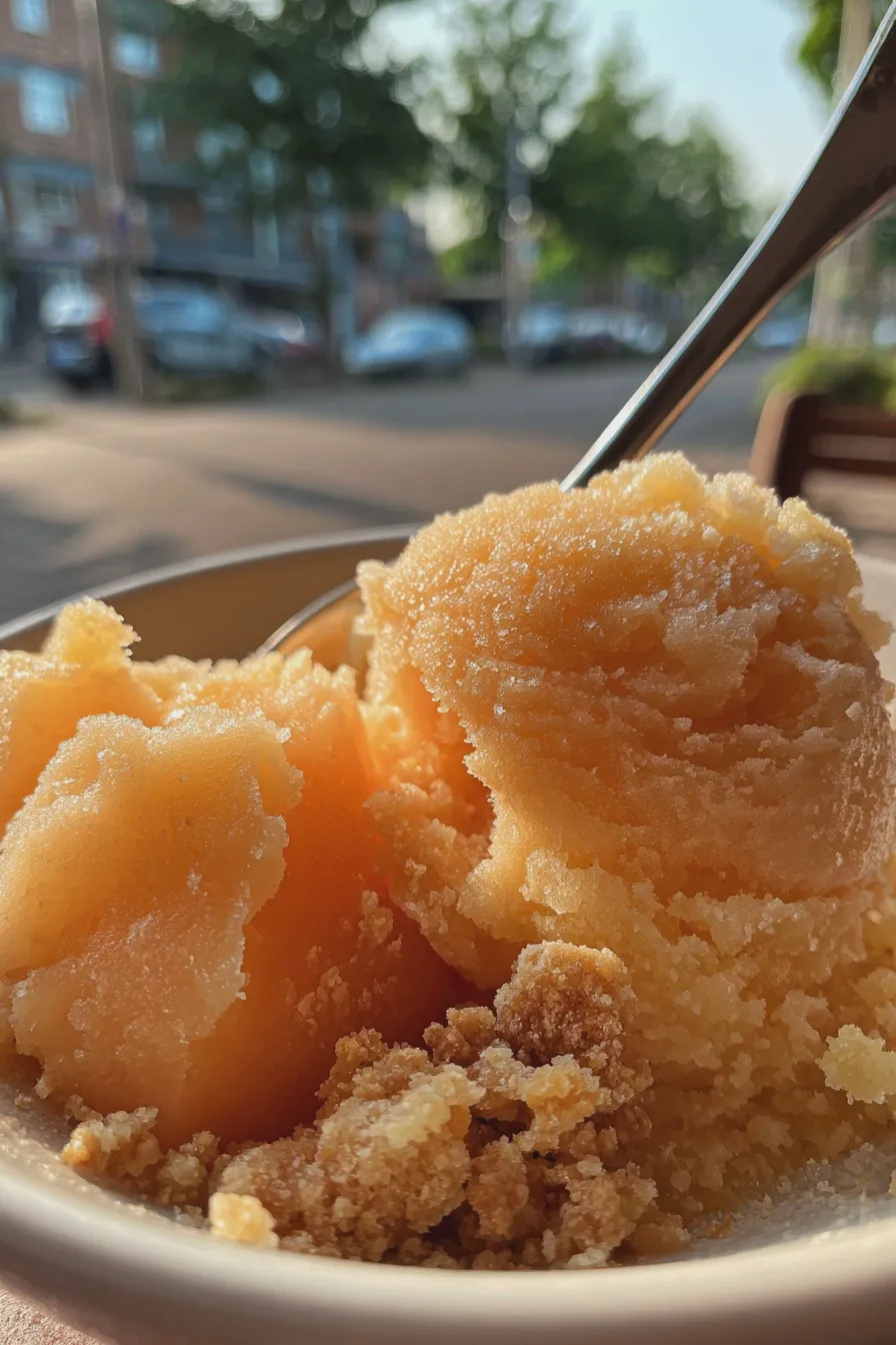 cantaloupe sorbet
