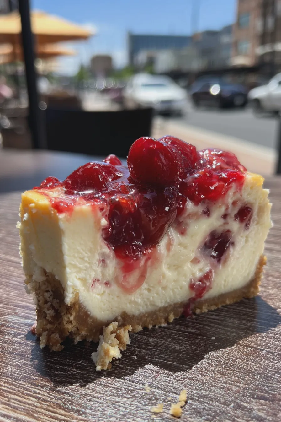 cherry cheesecake