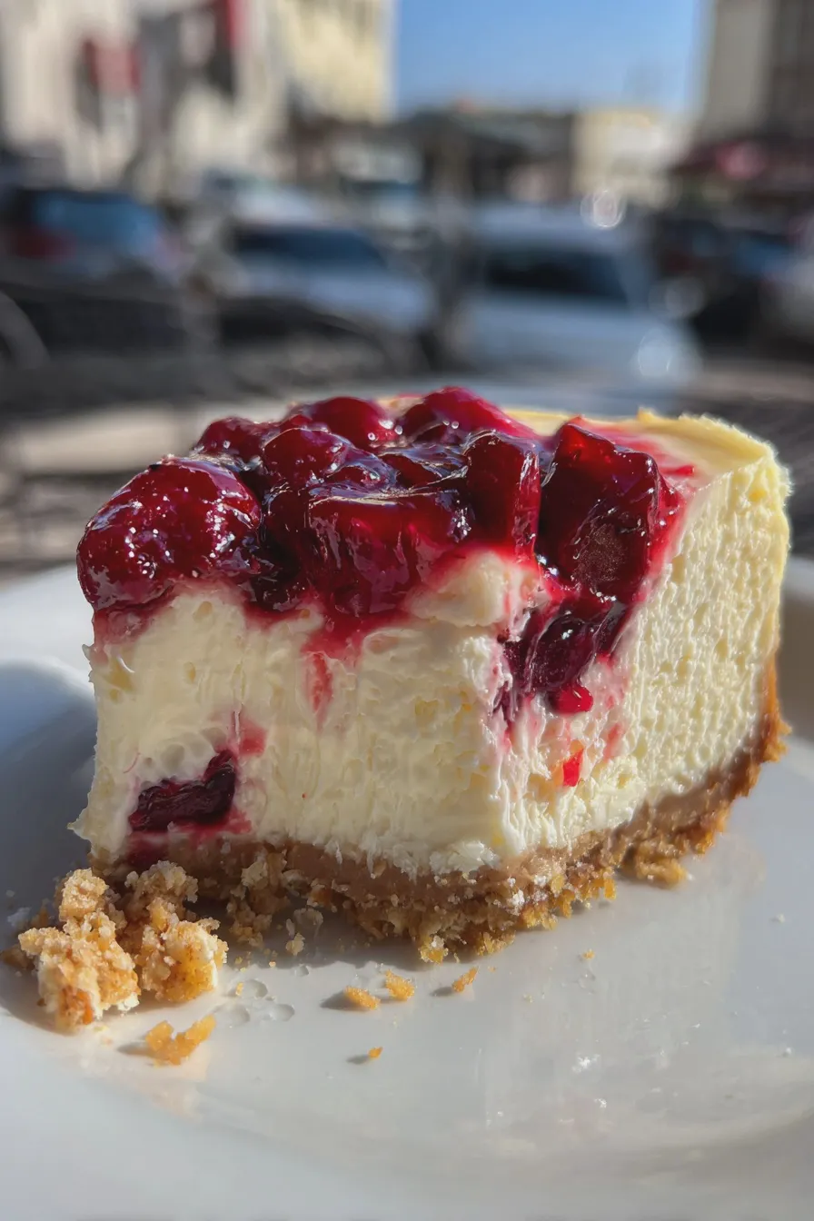 cherry cheesecake
