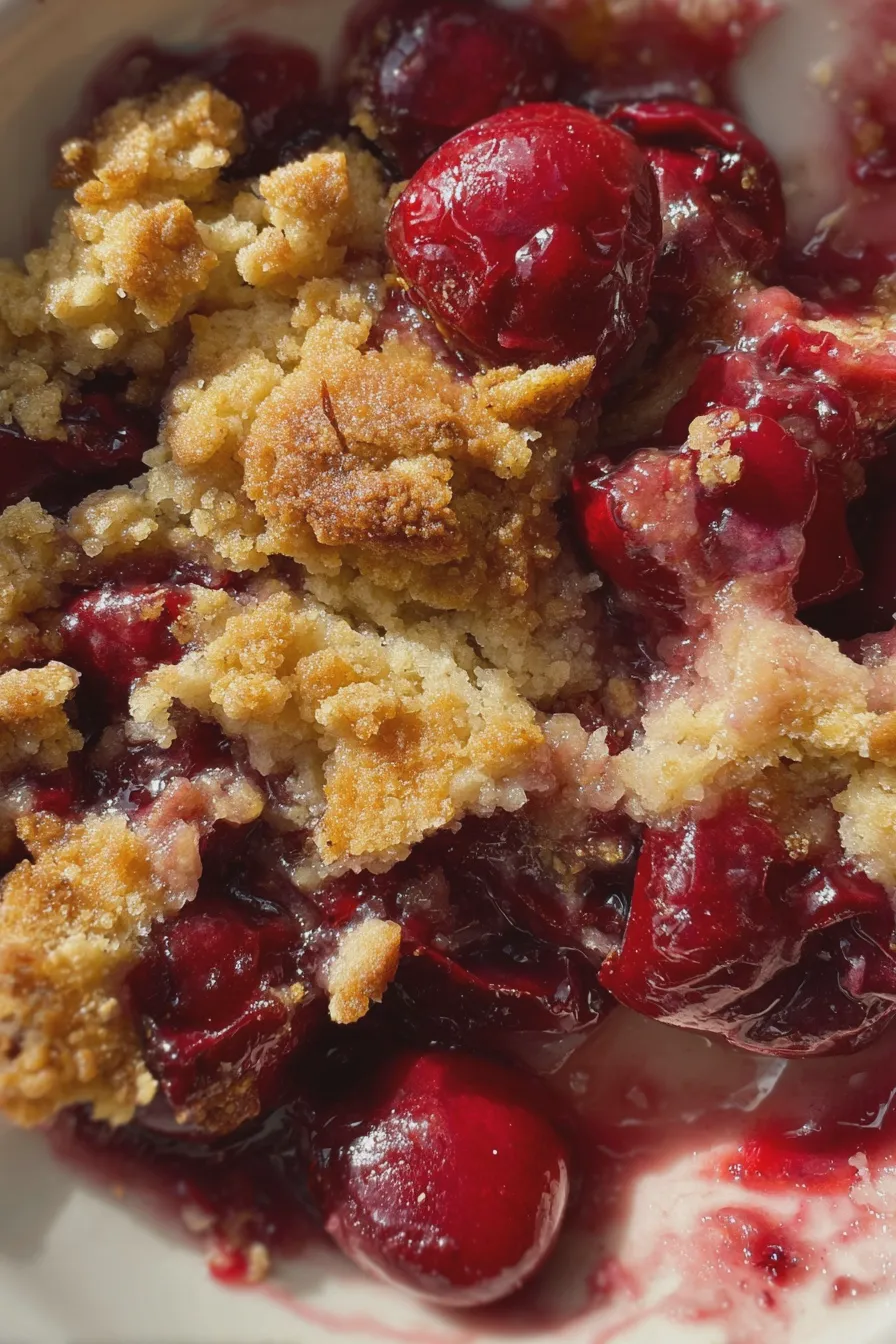 cherry cobbler