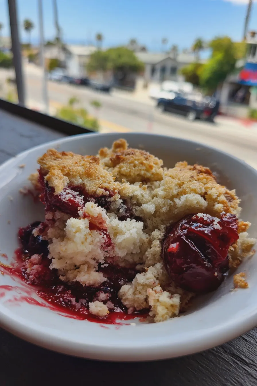 cherry cobbler