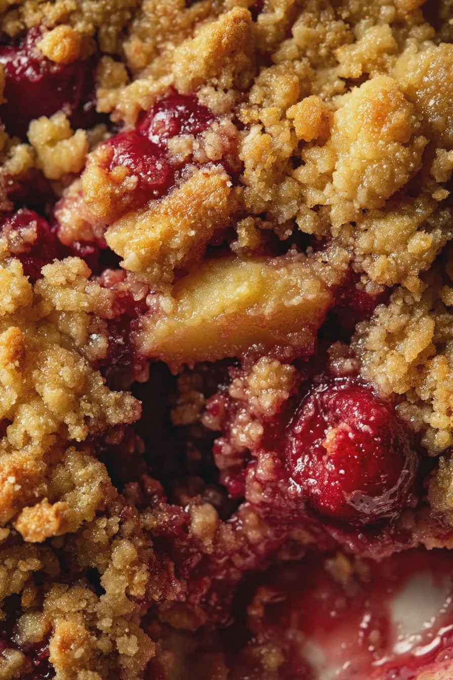 cherry crumble